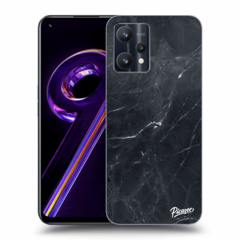 Picasee silikonska prozirna maskica za Realme 9 Pro 5G - Black marble