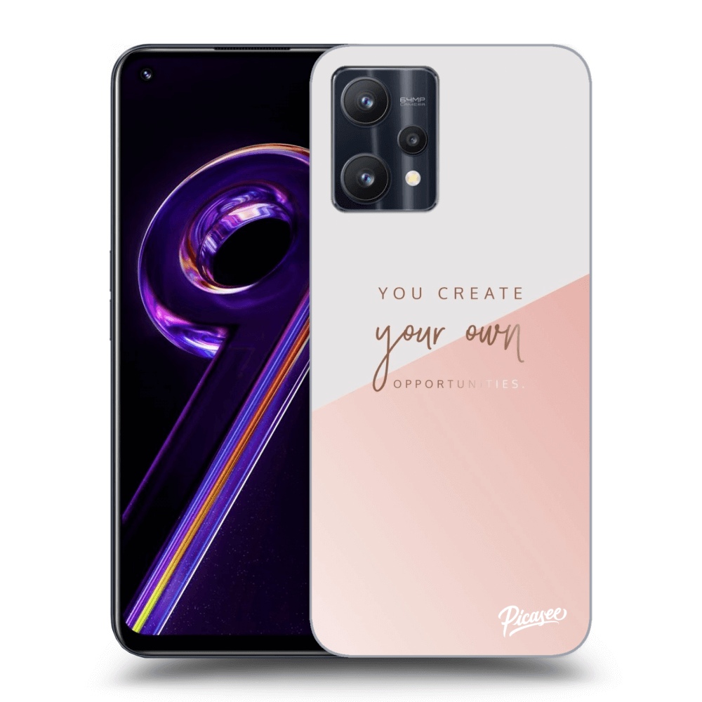 Picasee crna silikonska maskica za Realme 9 Pro 5G - You create your own opportunities