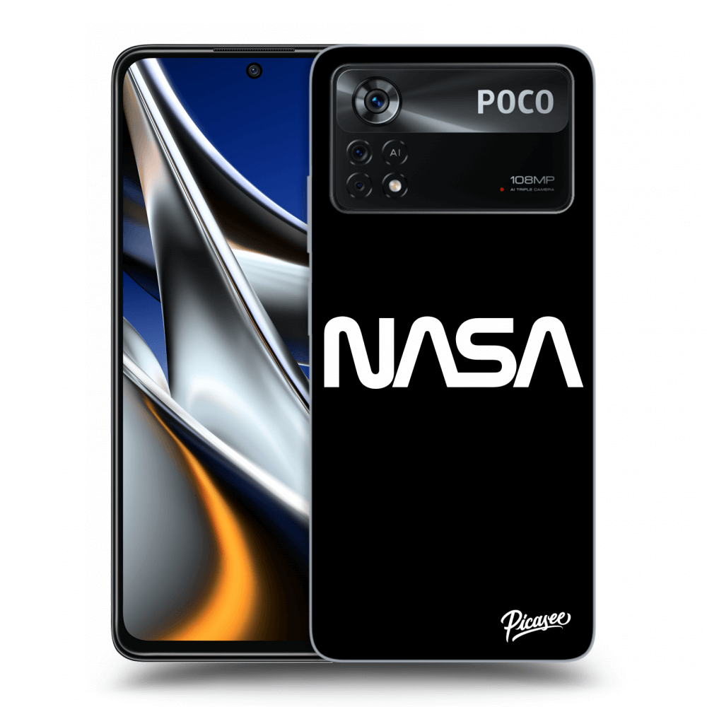 Picasee crna silikonska maskica za Xiaomi Poco X4 Pro 5G - NASA Basic