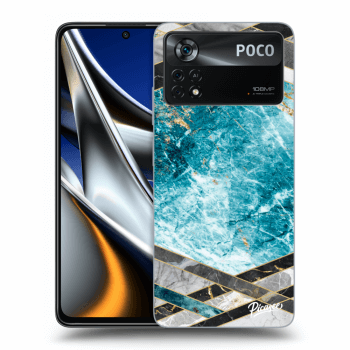 Maskica za Xiaomi Poco X4 Pro 5G - Blue geometry