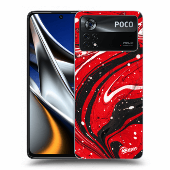 Maskica za Xiaomi Poco X4 Pro 5G - Red black