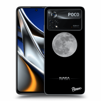 Picasee silikonska prozirna maskica za Xiaomi Poco X4 Pro 5G - Moon Minimal