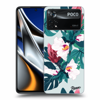 Picasee silikonska prozirna maskica za Xiaomi Poco X4 Pro 5G - Rhododendron