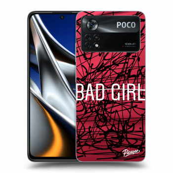 Picasee silikonska prozirna maskica za Xiaomi Poco X4 Pro 5G - Bad girl