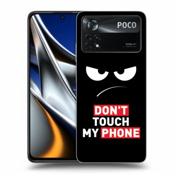 Maskica za Xiaomi Poco X4 Pro 5G - Angry Eyes - Transparent