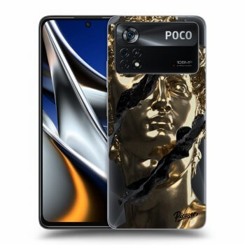 Picasee silikonska prozirna maskica za Xiaomi Poco X4 Pro 5G - Golder