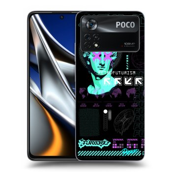 Picasee crna silikonska maskica za Xiaomi Poco X4 Pro 5G - RETRO