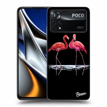 Picasee ULTIMATE CASE za Xiaomi Poco X4 Pro 5G - Flamingos couple