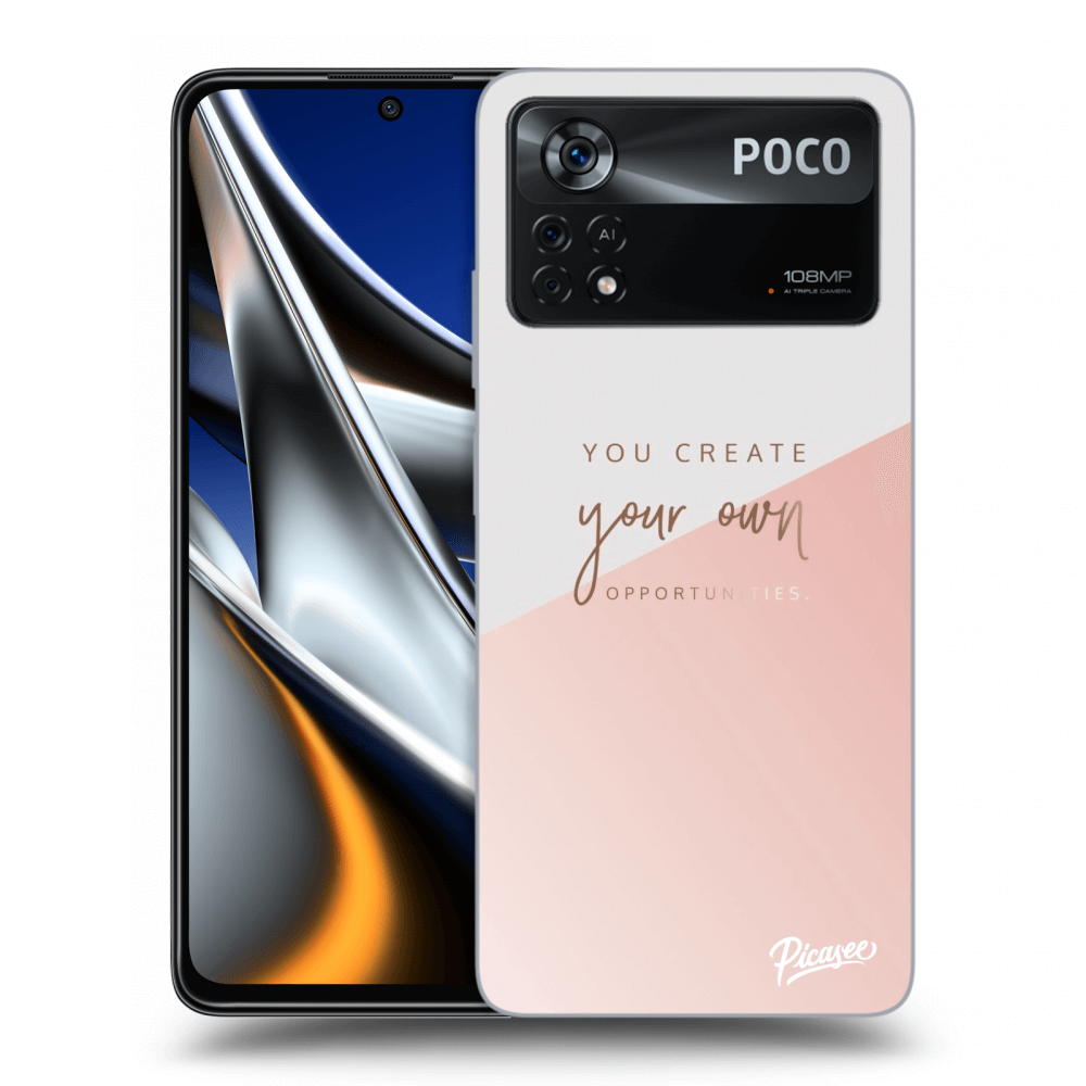 Picasee silikonska prozirna maskica za Xiaomi Poco X4 Pro 5G - You create your own opportunities