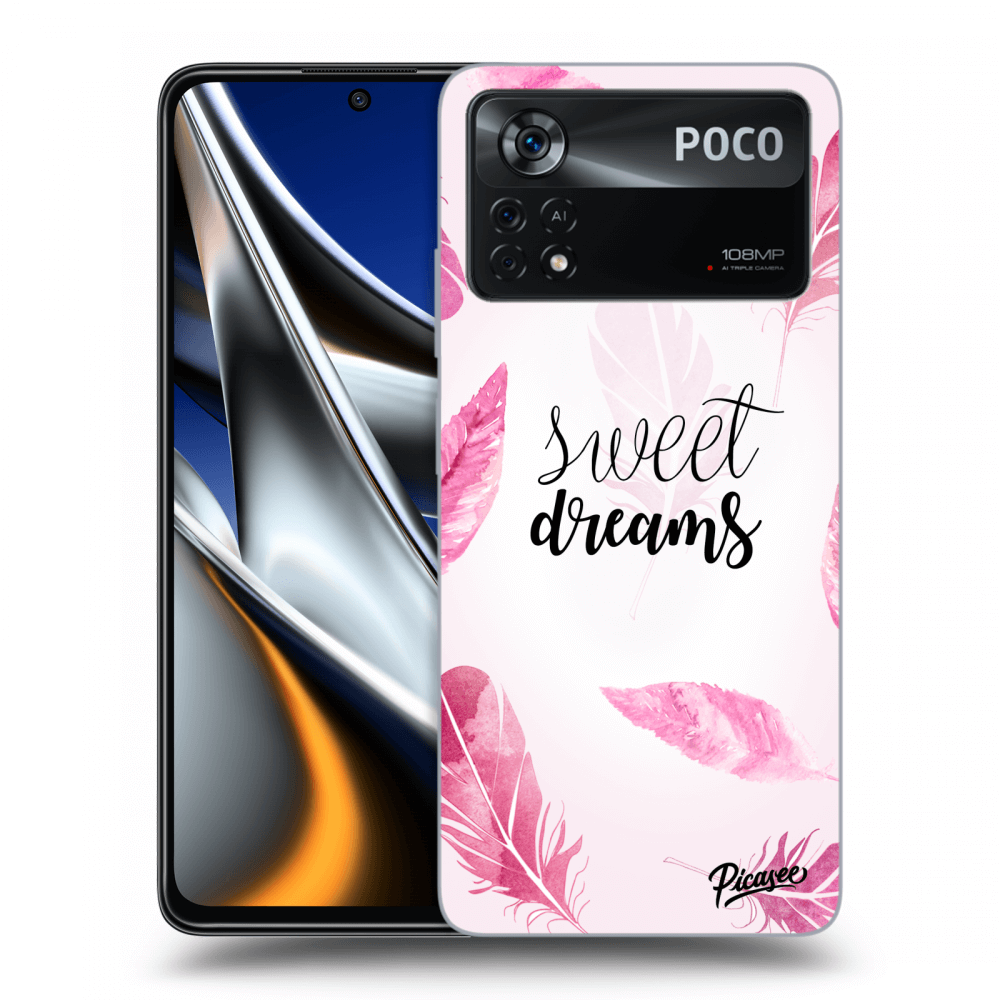 Picasee crna silikonska maskica za Xiaomi Poco X4 Pro 5G - Sweet dreams