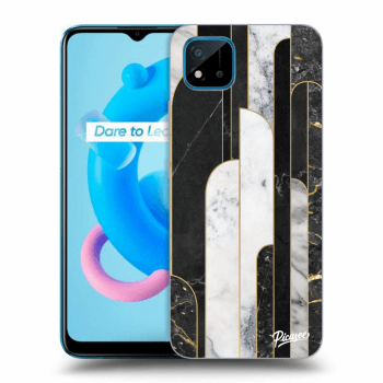 Maskica za Realme C11 (2021) - Black & White tile