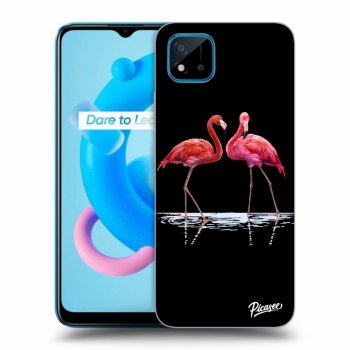 Maskica za Realme C11 (2021) - Flamingos couple