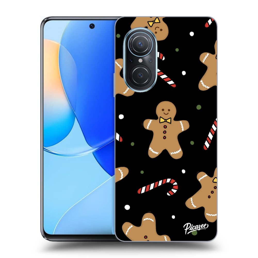 Picasee crna silikonska maskica za Huawei Nova 9 SE - Gingerbread