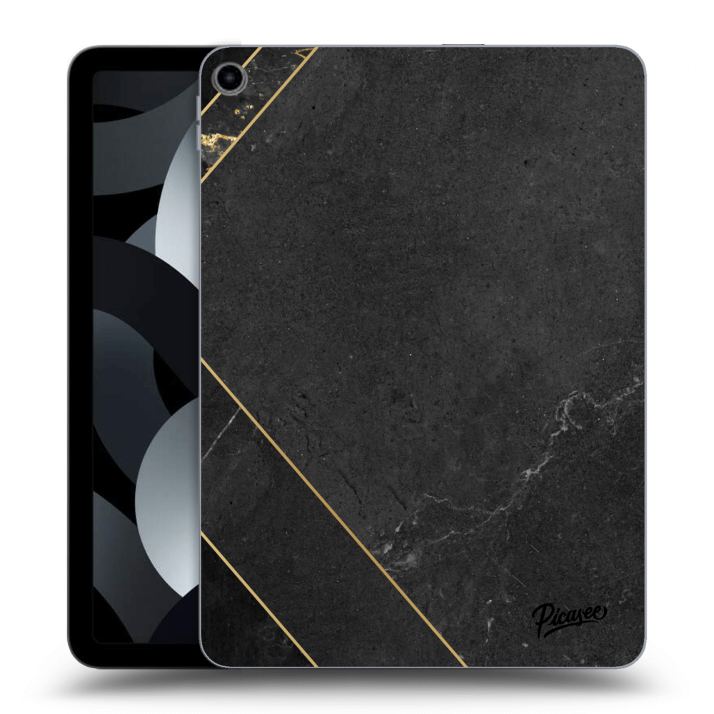 Picasee crna silikonska maskica za Apple iPad Air 5 10.9" 2022 - Black tile