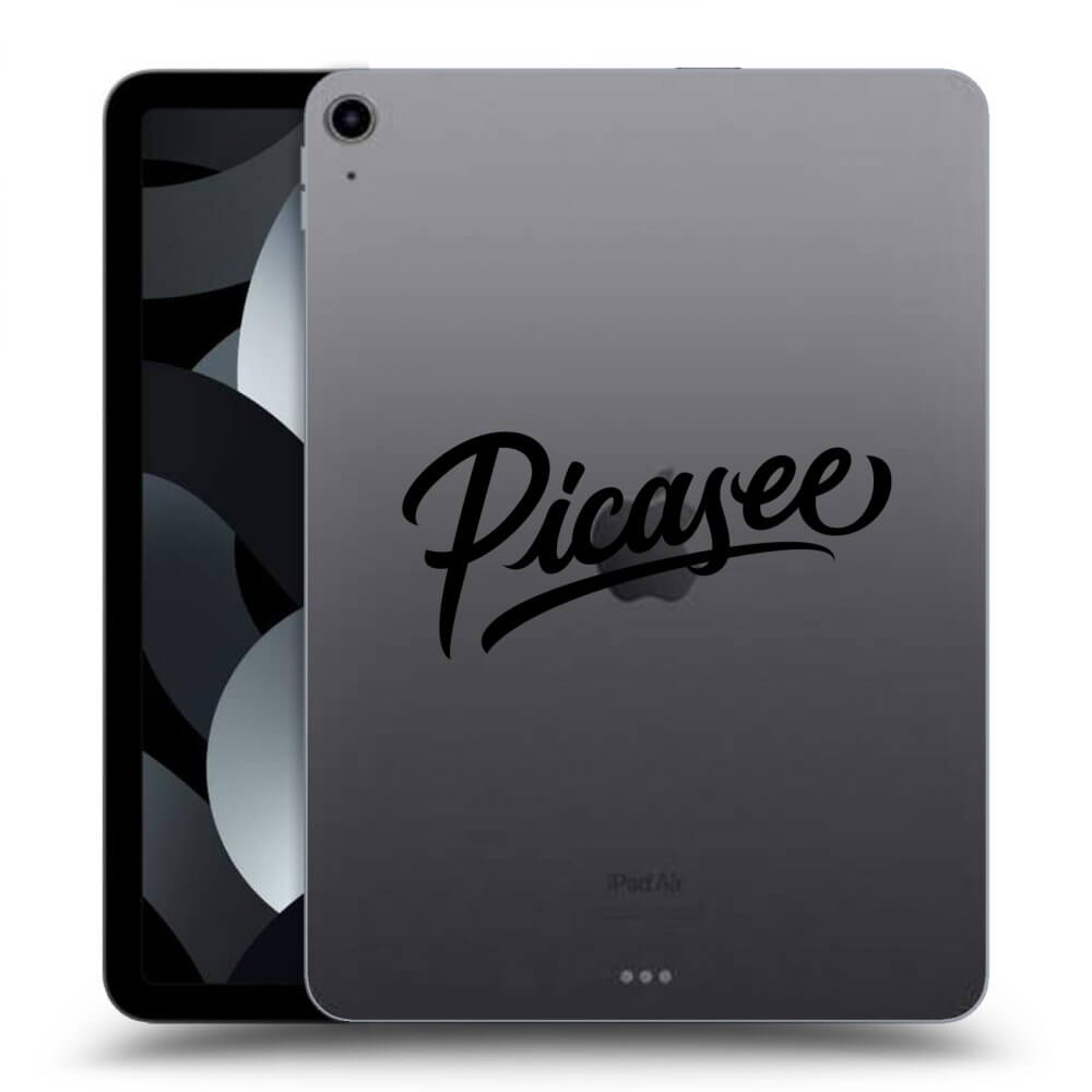 Picasee silikonska prozirna maskica za Apple iPad Air 5 10.9" 2022 - Picasee - old logo - black