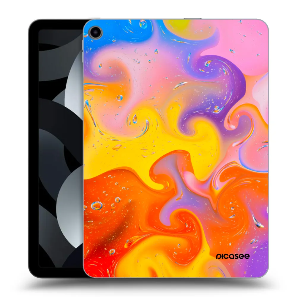 Picasee silikonska prozirna maskica za Apple iPad Air 5 10.9" 2022 - Bubbles