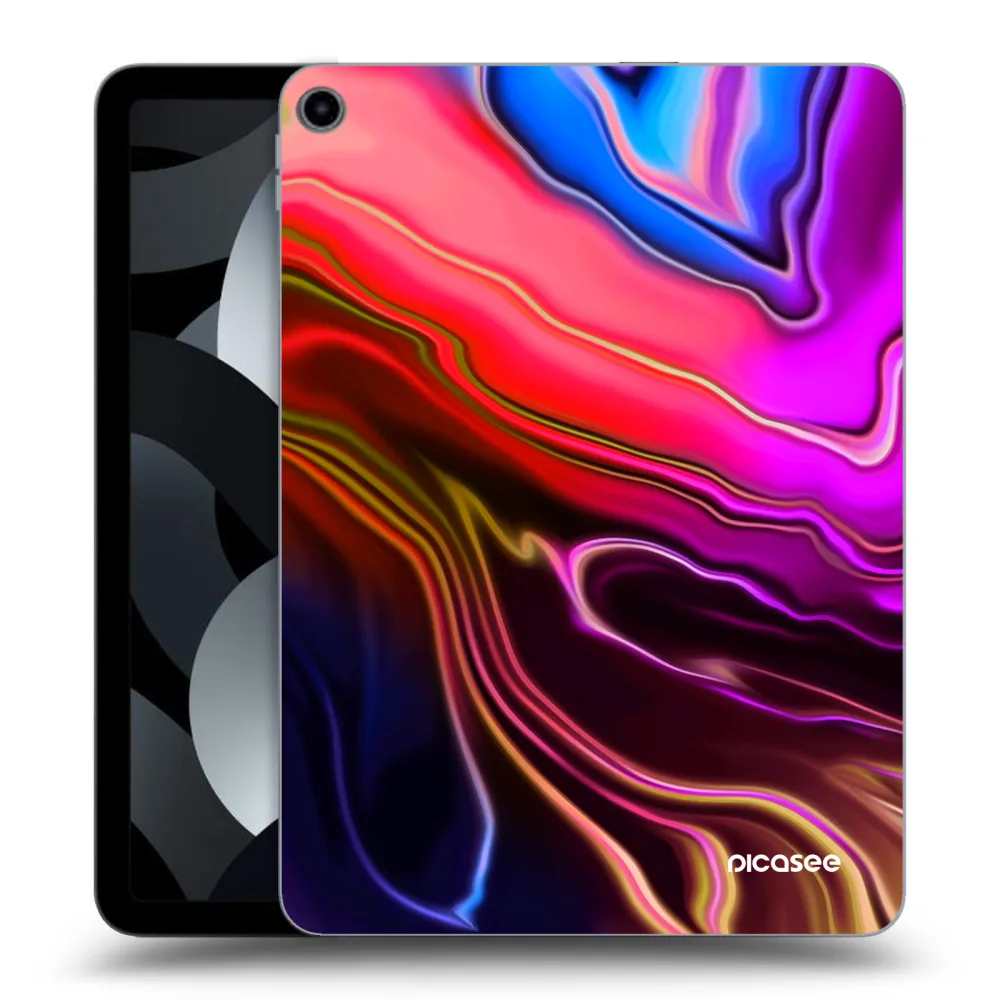 Picasee silikonska prozirna maskica za Apple iPad Air 5 10.9" 2022 - Electric