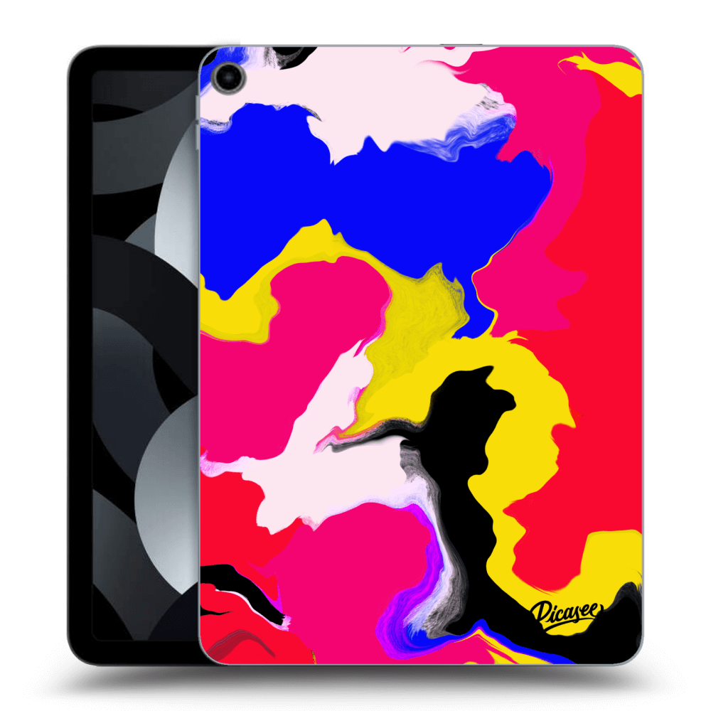 Picasee silikonska prozirna maskica za Apple iPad Air 5 10.9" 2022 - Watercolor