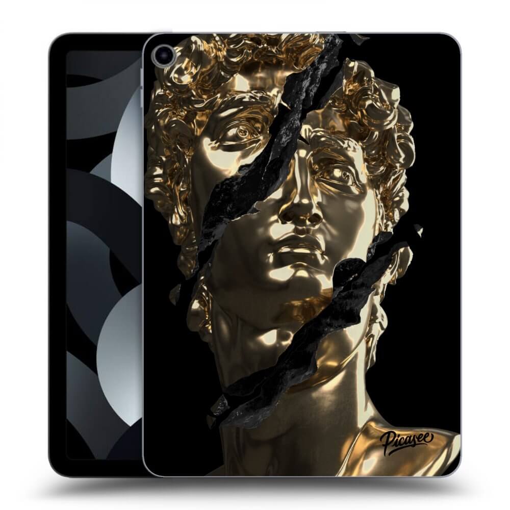 Picasee crna silikonska maskica za Apple iPad Air 5 10.9" 2022 - Golder