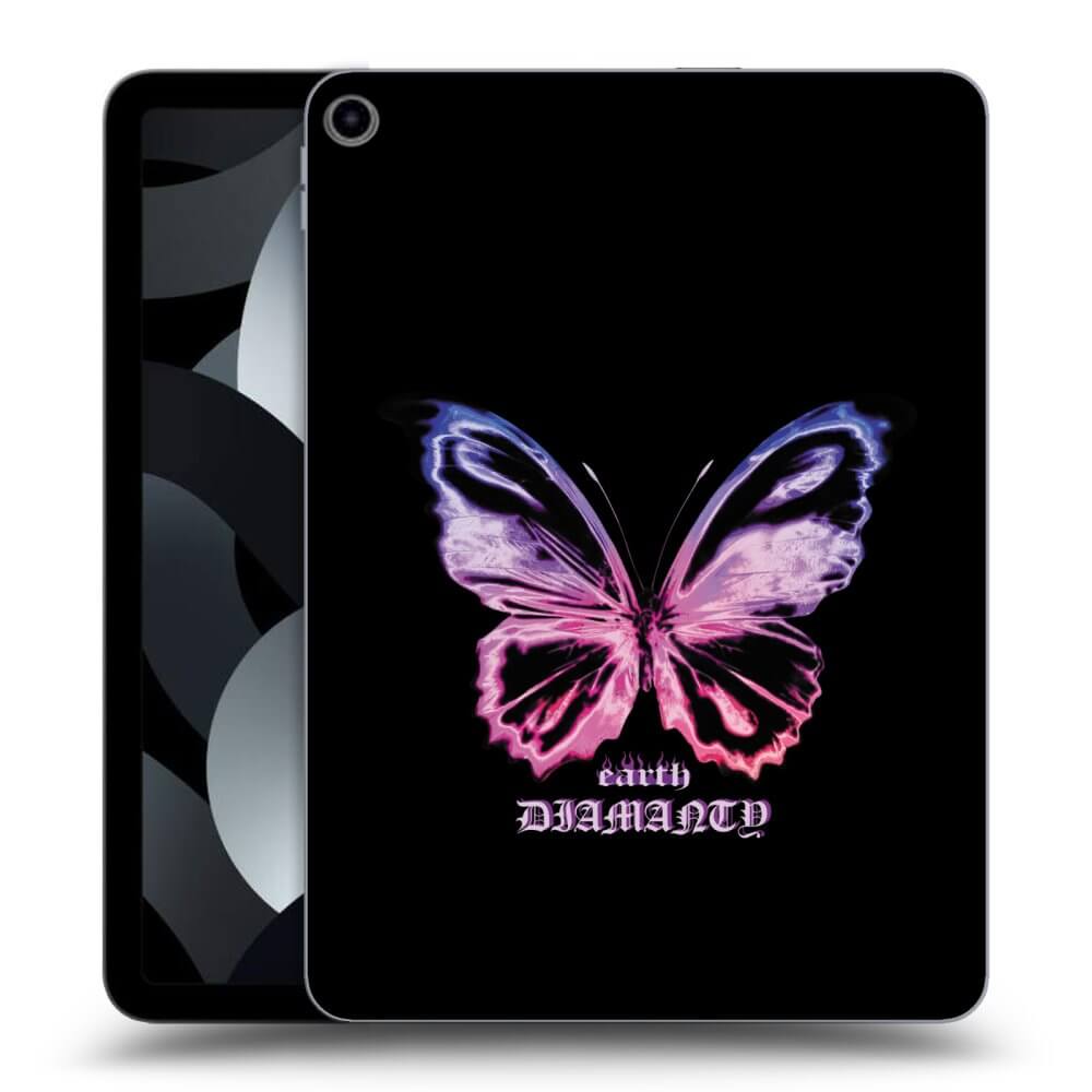 Picasee silikonska prozirna maskica za Apple iPad Air 5 10.9" 2022 - Diamanty Purple