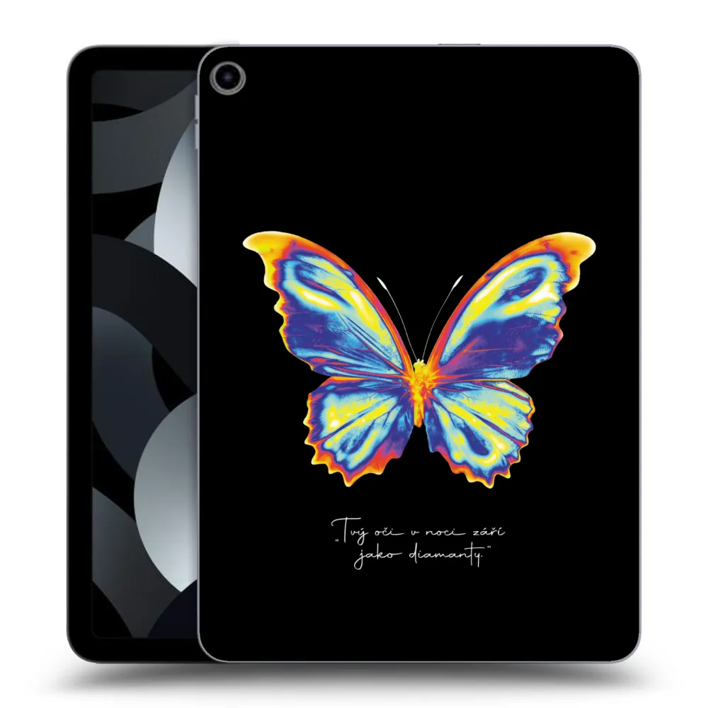 Picasee silikonska prozirna maskica za Apple iPad Air 5 10.9" 2022 - Diamanty Black