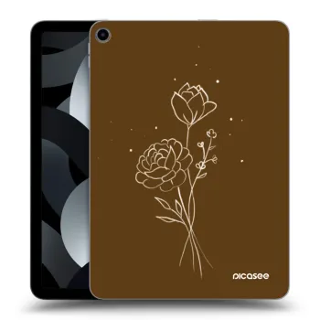 Maskica za Apple iPad Air 5 10.9" 2022 - Brown flowers