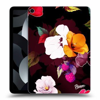 Picasee silikonska prozirna maskica za Apple iPad Air 5 10.9" 2022 - Flowers and Berries