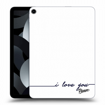 Picasee silikonska prozirna maskica za Apple iPad Air 5 10.9" 2022 - I love you