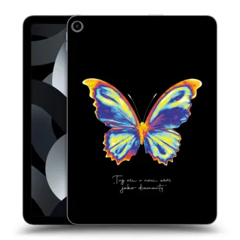 Picasee silikonska prozirna maskica za Apple iPad Air 5 10.9" 2022 - Diamanty Black