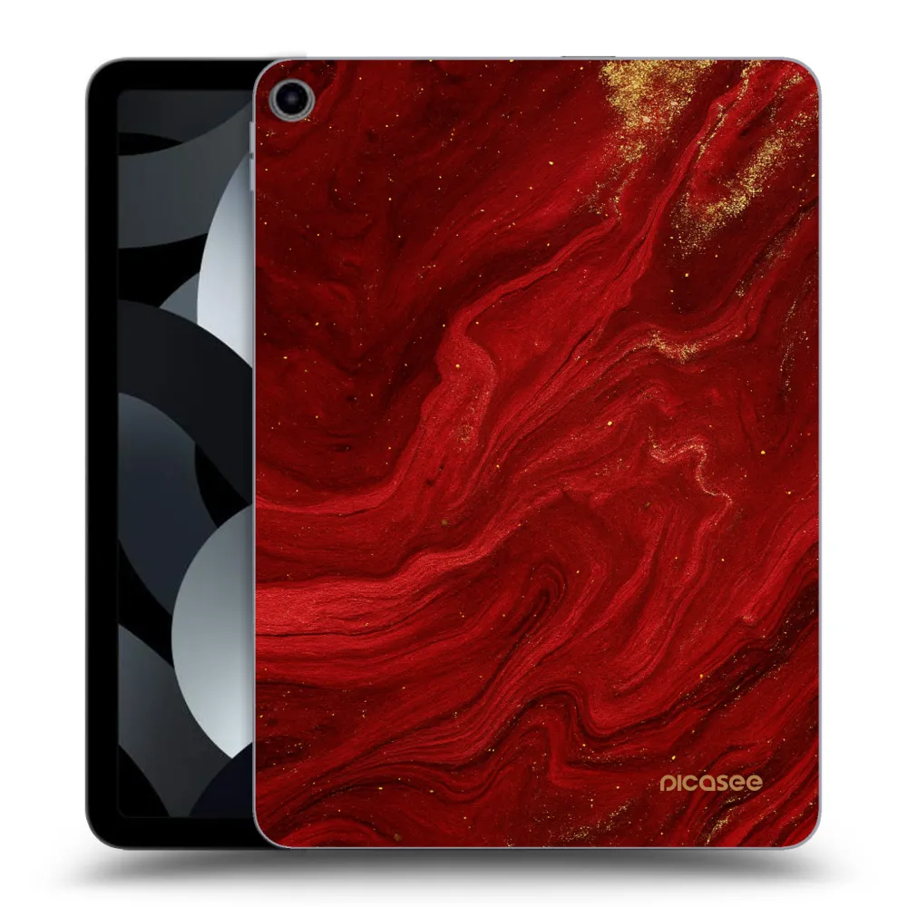 Picasee silikonska prozirna maskica za Apple iPad Air 5 10.9" 2022 - Red