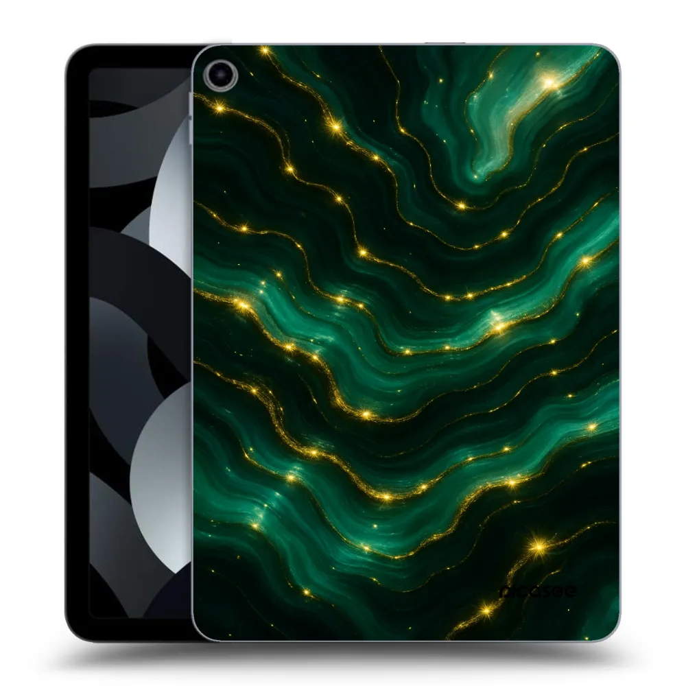 Picasee silikonska prozirna maskica za Apple iPad Air 5 10.9" 2022 - Emerald