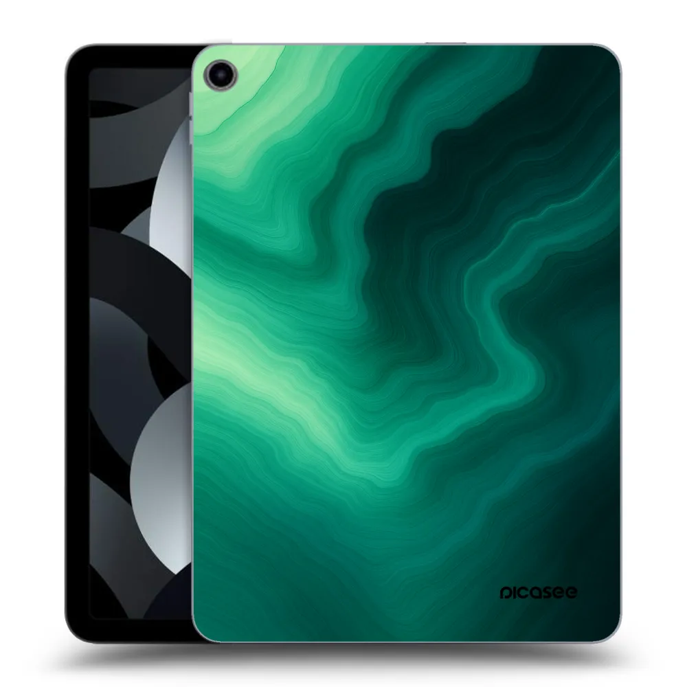 Picasee silikonska prozirna maskica za Apple iPad Air 5 10.9" 2022 - Malachite