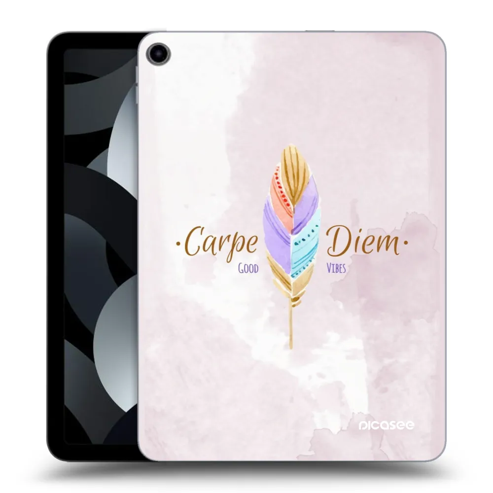 Picasee silikonska prozirna maskica za Apple iPad Air 5 10.9" 2022 - Carpe Diem