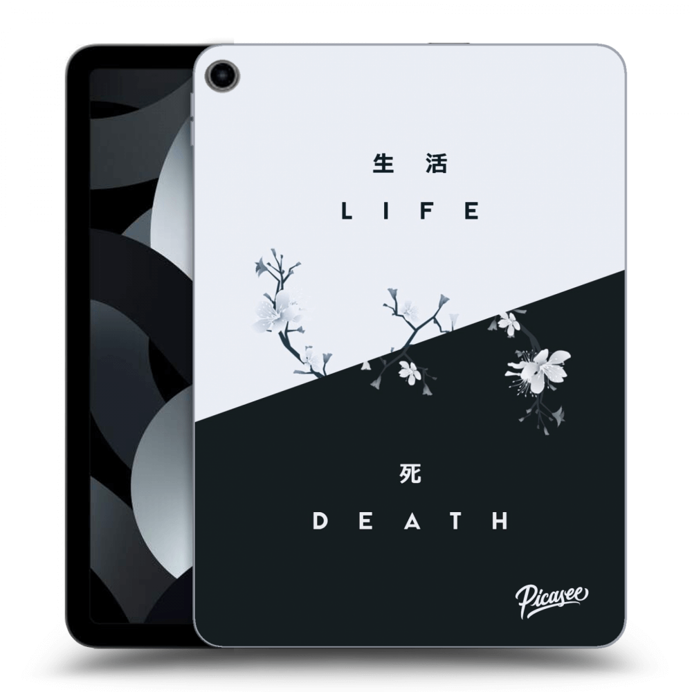 Picasee crna silikonska maskica za Apple iPad Air 5 10.9" 2022 - Life - Death