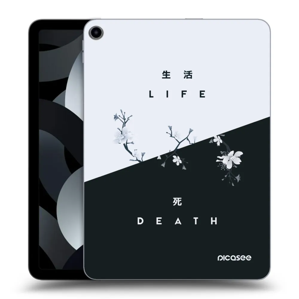 Picasee silikonska prozirna maskica za Apple iPad Air 5 10.9" 2022 - Life - Death