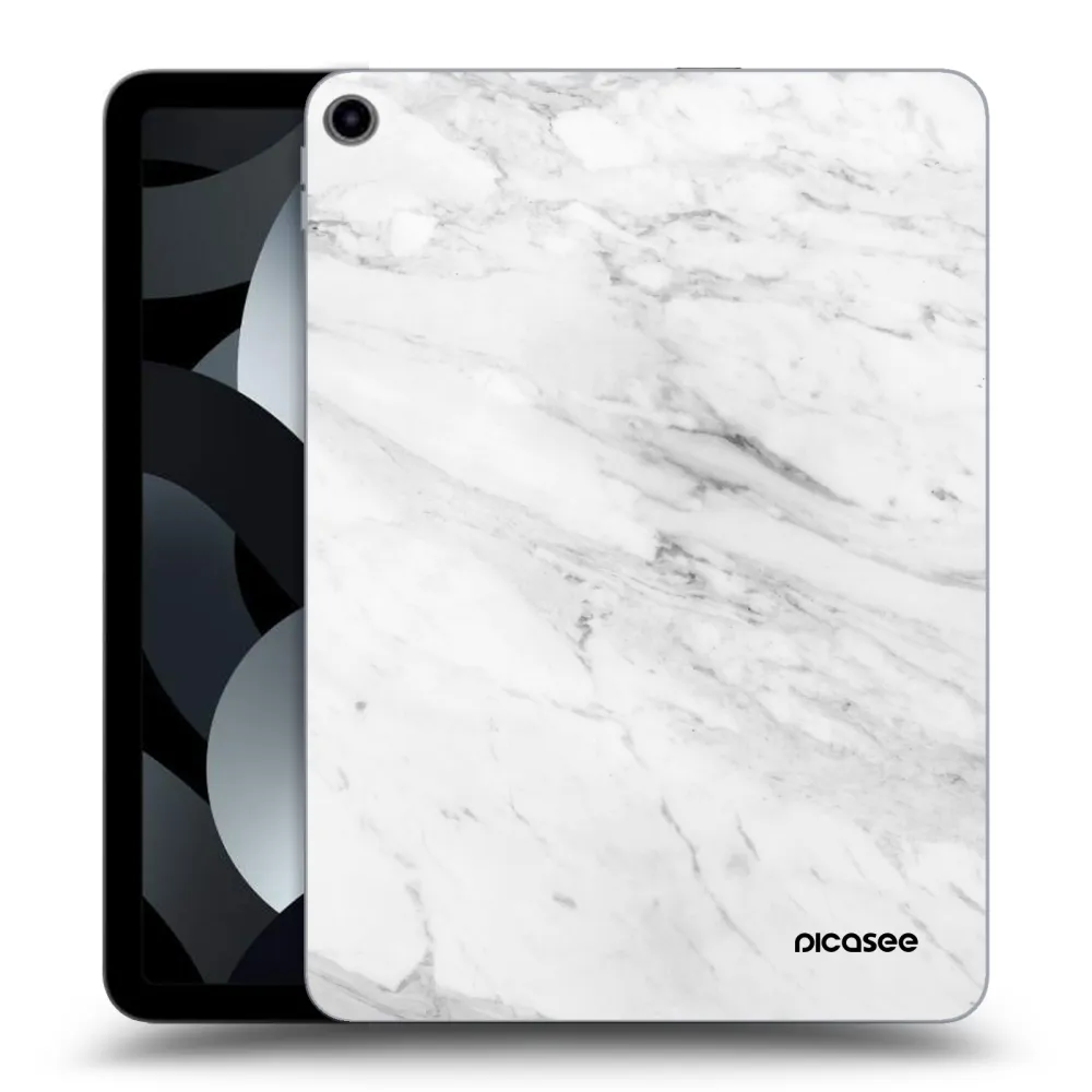 Picasee silikonska prozirna maskica za Apple iPad Air 5 10.9" 2022 - White marble
