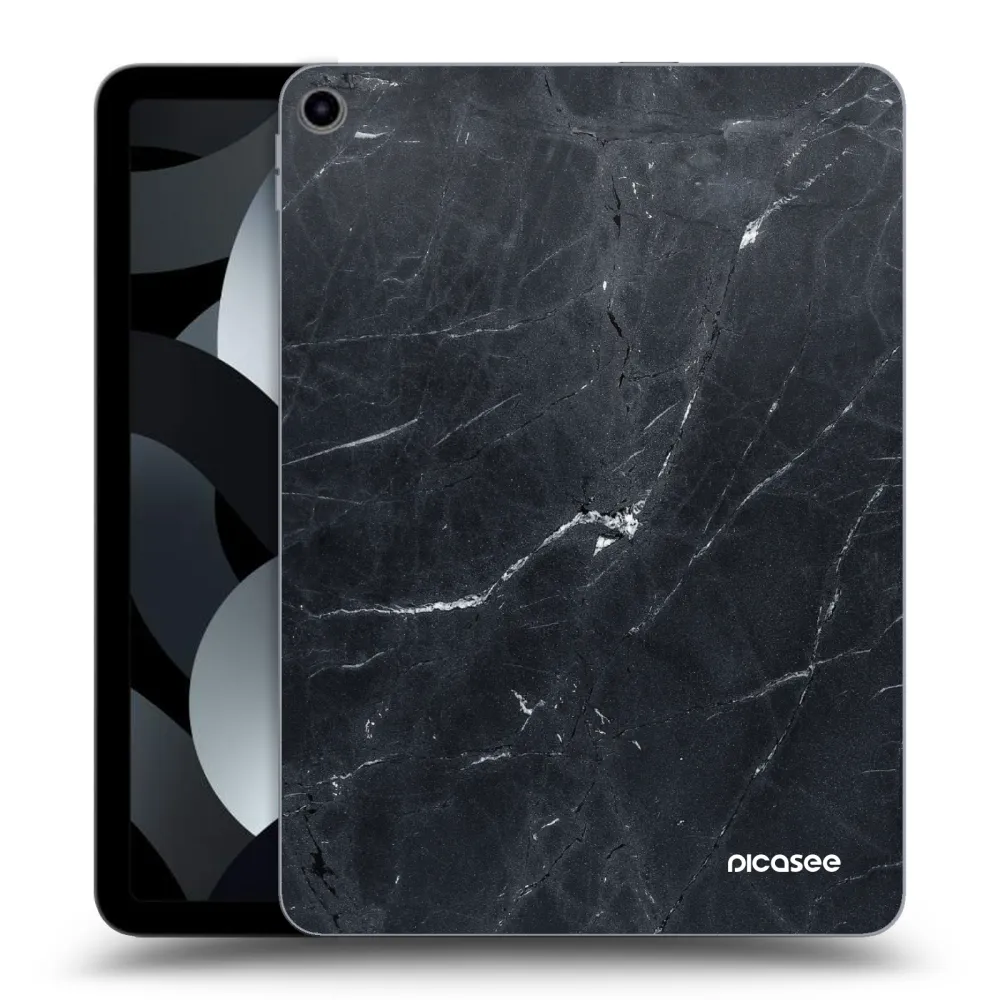 Picasee silikonska prozirna maskica za Apple iPad Air 5 10.9" 2022 - Black marble