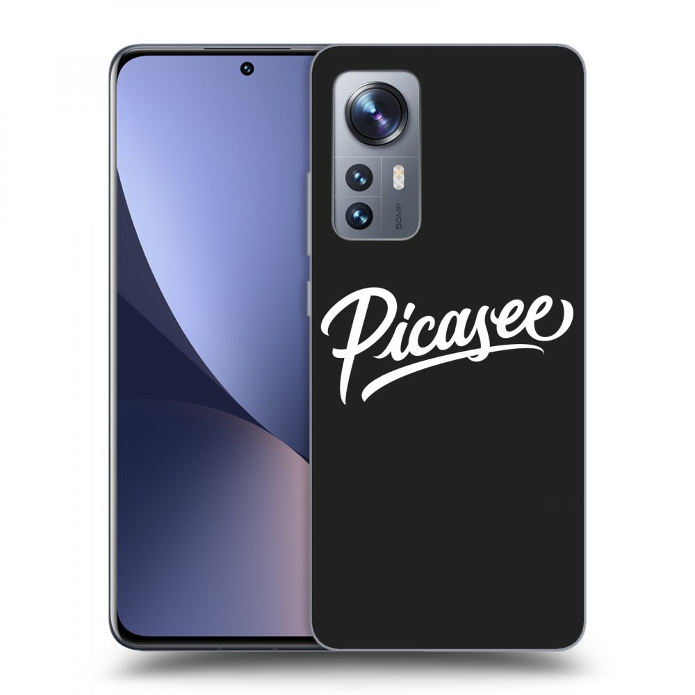 Picasee crna silikonska maskica za Xiaomi 12 - Picasee - White
