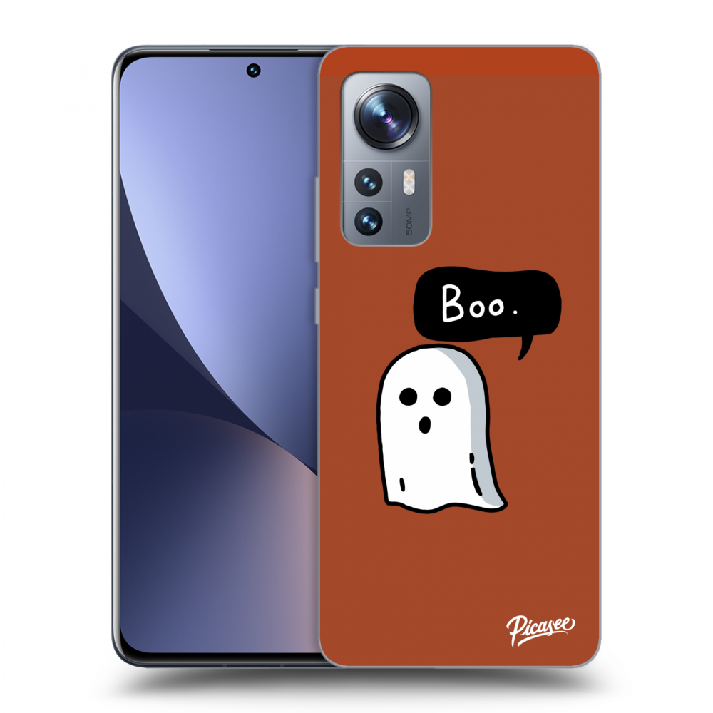 Picasee crna silikonska maskica za Xiaomi 12 - Boo