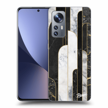 Maskica za Xiaomi 12 - Black & White tile