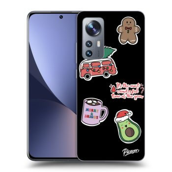 Maskica za Xiaomi 12 - Christmas Stickers