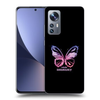 Picasee crna silikonska maskica za Xiaomi 12 - Diamanty Purple