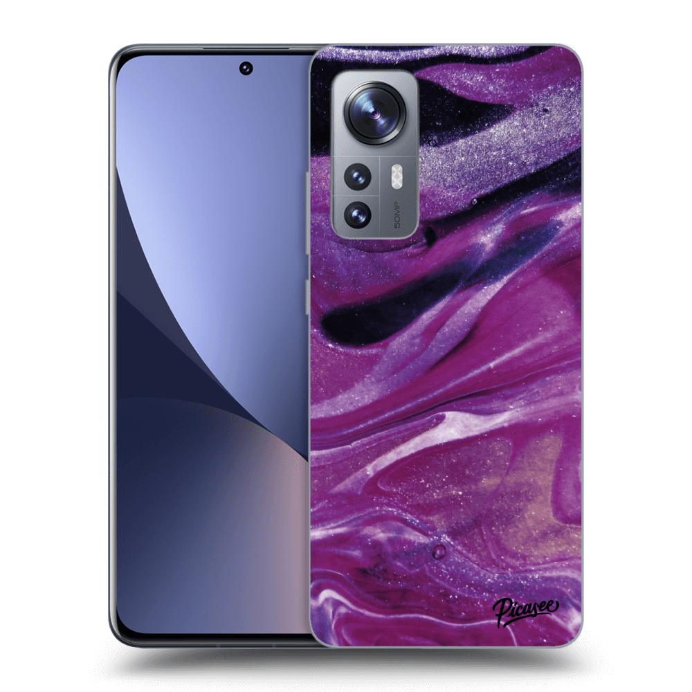Picasee ULTIMATE CASE za Xiaomi 12 - Purple glitter