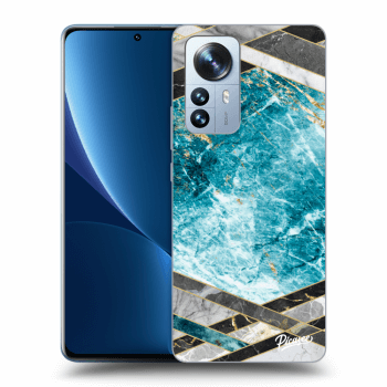 Maskica za Xiaomi 12 Pro - Blue geometry