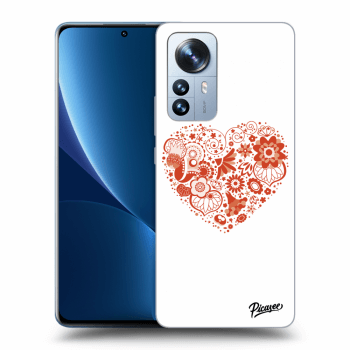 Picasee silikonska prozirna maskica za Xiaomi 12 Pro - Big heart