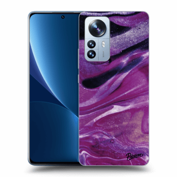 Maskica za Xiaomi 12 Pro - Purple glitter