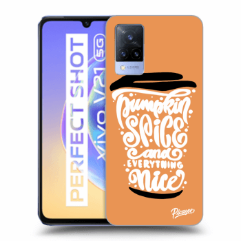 Maskica za Vivo V21 5G - Pumpkin coffee