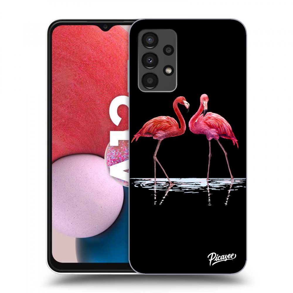 Picasee ULTIMATE CASE za Samsung Galaxy A13 4G A135 - Flamingos couple