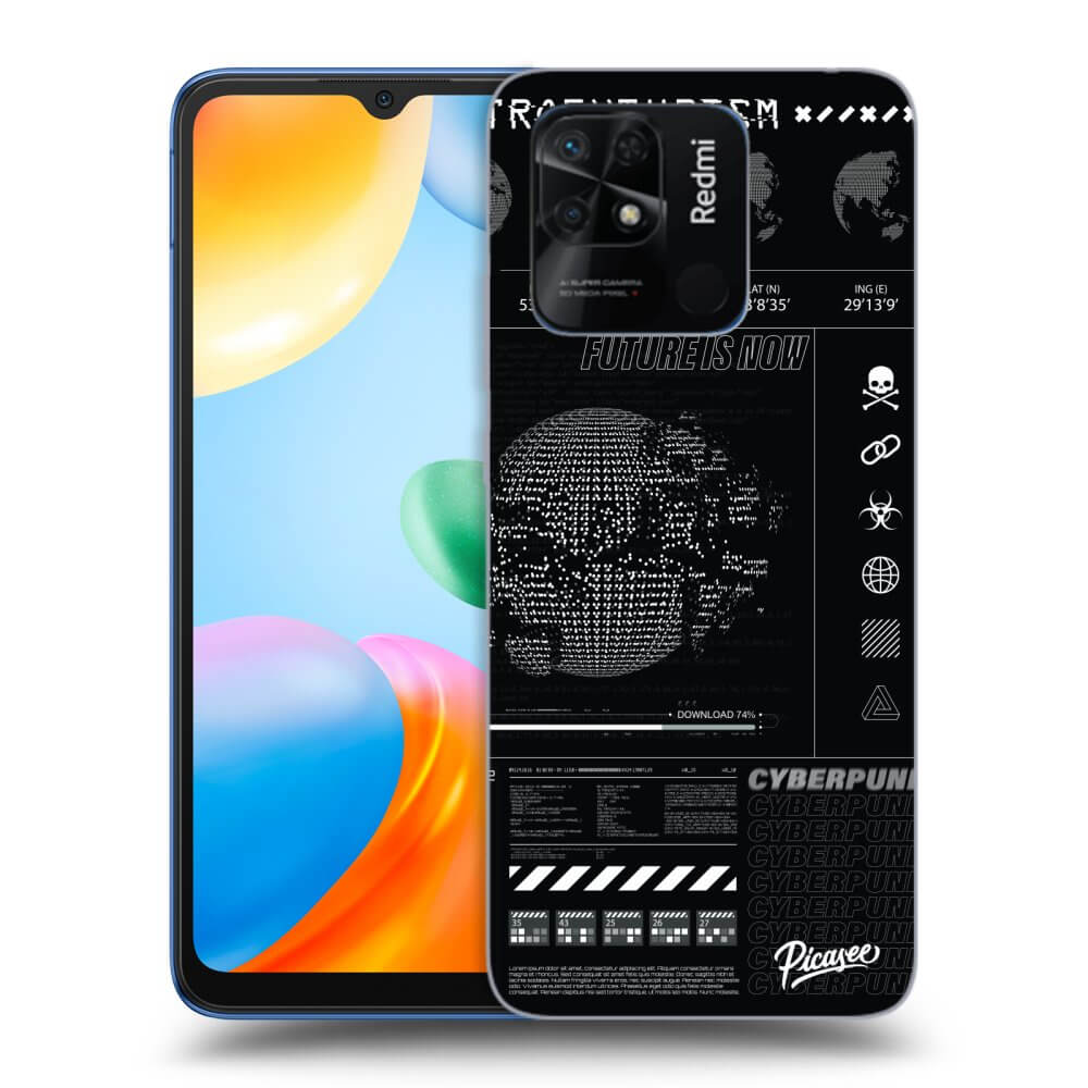 Picasee crna silikonska maskica za Xiaomi Redmi 10C - FUTURE