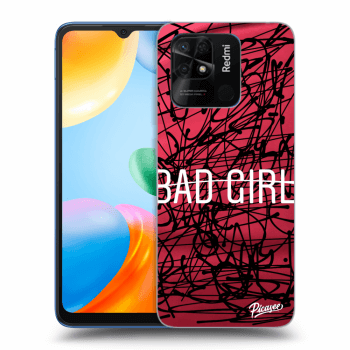 Picasee silikonska prozirna maskica za Xiaomi Redmi 10C - Bad girl